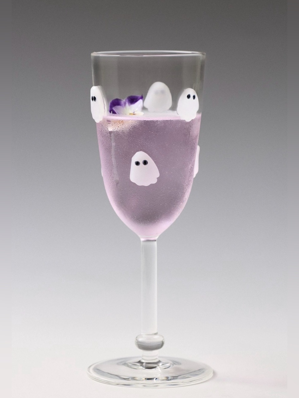 Anthropologie Halloween Icon Ghost Stem Wine Glass
